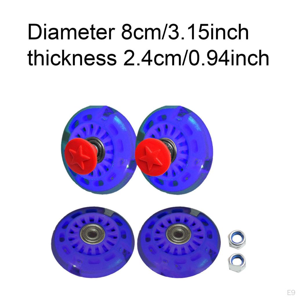 Replacement PU Caster Wheel for Camping Push Cart Folding Wagon