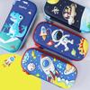 Fashion Cartoon 3D Stationery Box Waterproof Children Pencil Case Kids Pencil Bag With Dual Zip For Boys Girls School Gift