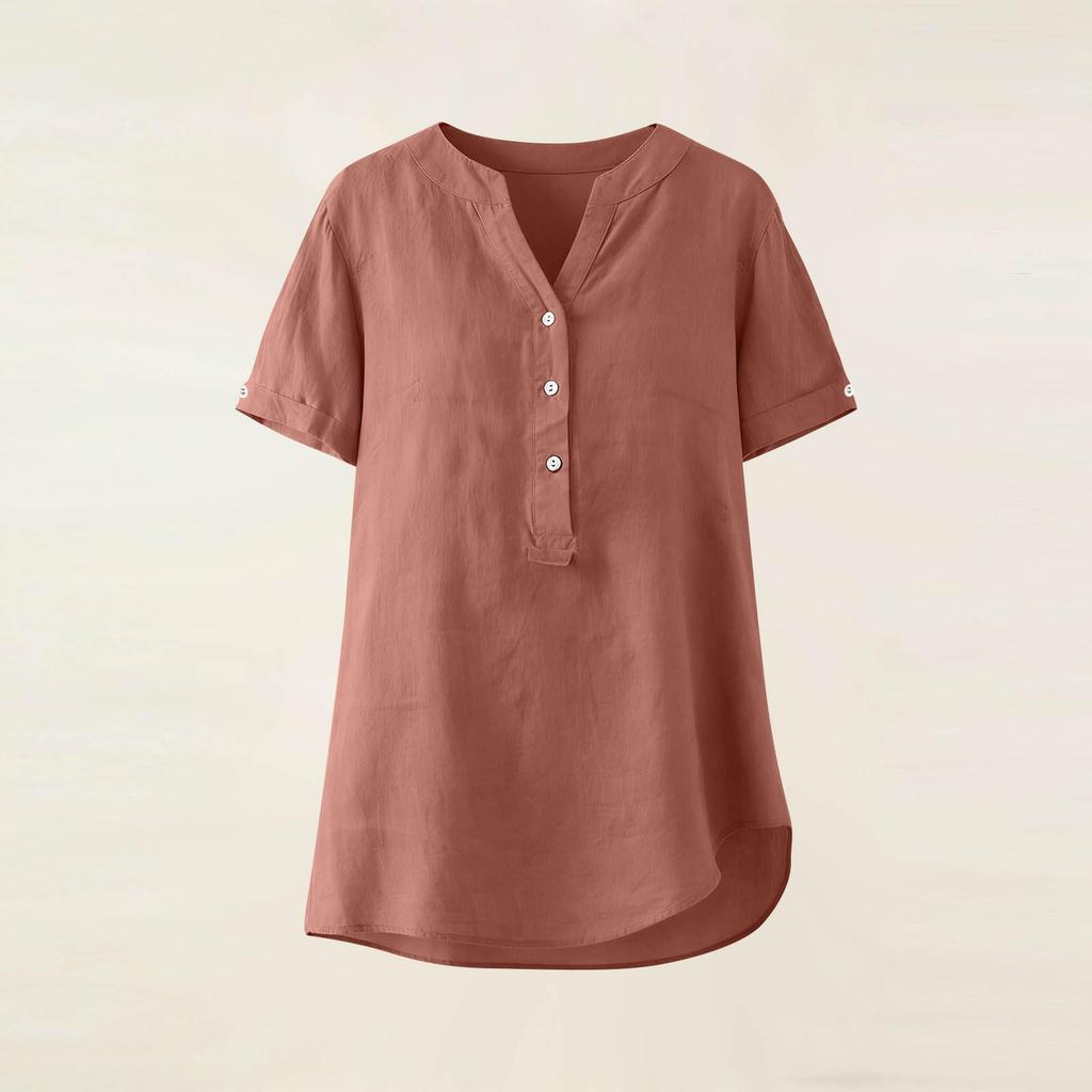 Women's Fashionable Loose-fitting Casual Summer Short-sleeved T-shirt