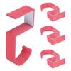 4pcs Heavy Duty Desk Bag Hook Table Purse Hanger Space-Saving Bag Holder For Office Bedroom Kitchen Tabletop Storage Organizer