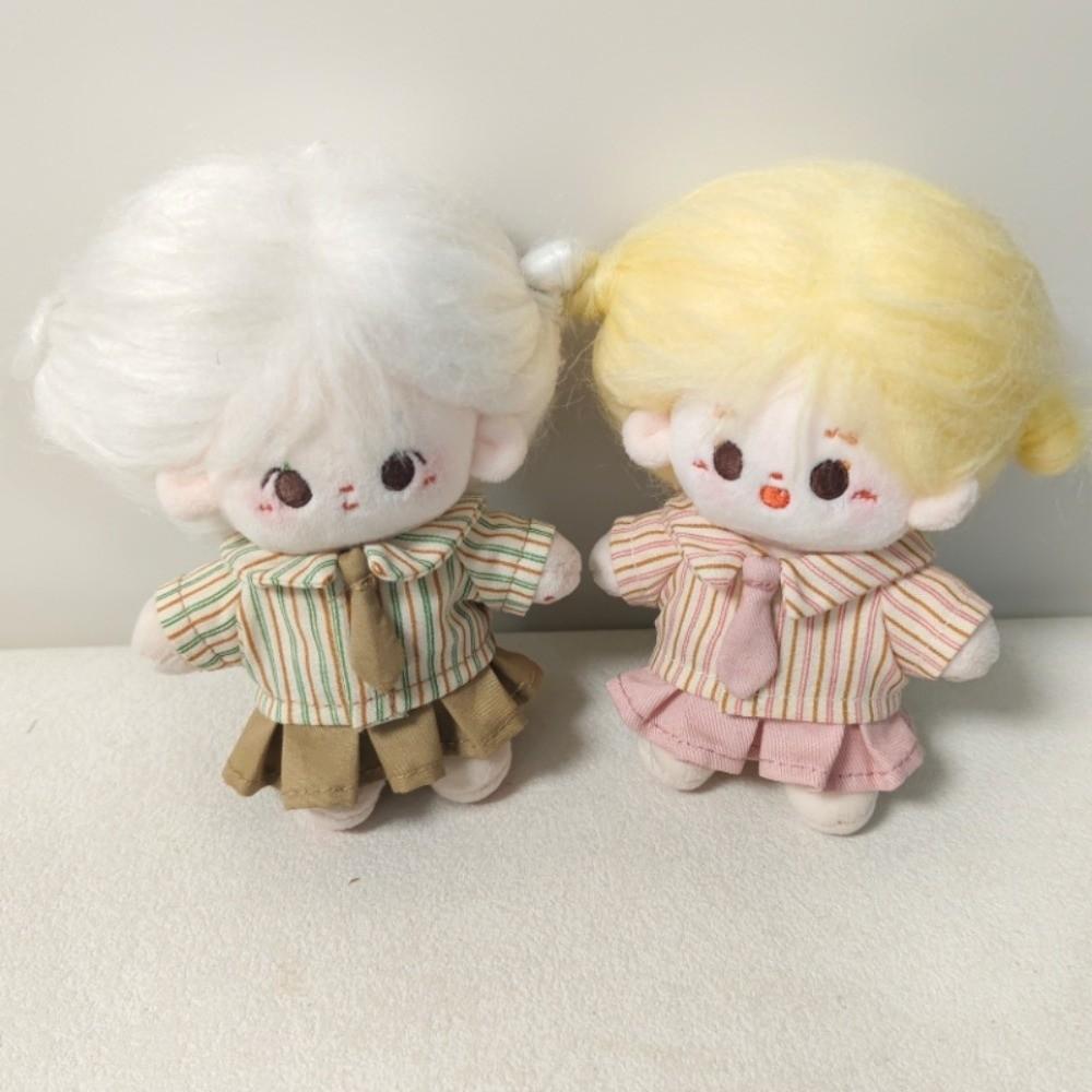 Shirt Doll Clothes Outfit Skirt Doll Dress Up Set 10cm Cotton Doll Clothes  Doll Accessories