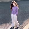 Moonkids Girls' 2026 Autumn Casual Sportswear Set