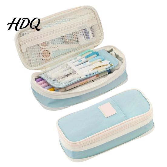 Multifunctional Pencil Case Case Large Capacity Adjustable Bag Retractable Stationery Storage Scratch