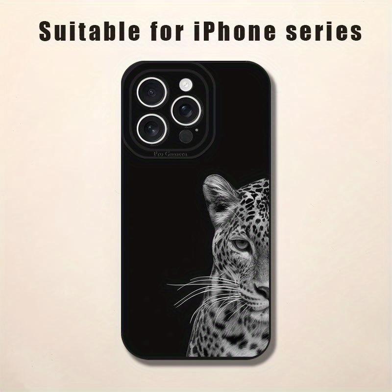 Fashion Leopard Print TPU Phone Case Suitable for iPhone 17 16 15 14 13 12 11 Pro/Max/Plus Anti Drop and Shockproof Back Cover