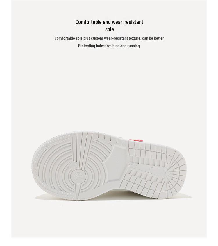 ABCkids Velcro Sports Shoes for Kids - White