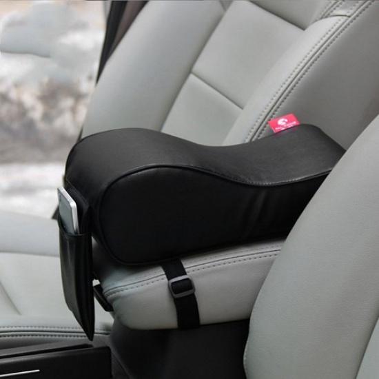 Car Center Console Arm Rest Cover Seat Box Pad PU Leather Armrest Mat Accessory
