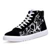 Clearance Autumn/Winter Korean Canvas Men's Color Block Casual Shoes Mid-High Top Trendy Breathable Board Shoes Martin Boots