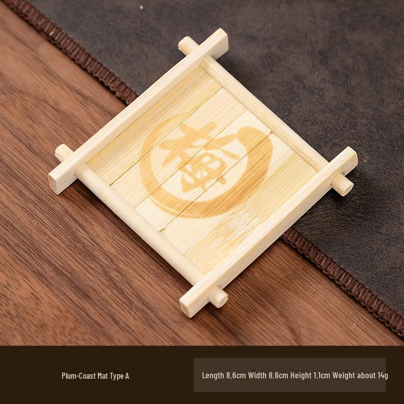 Bamboo Coaster & Decorative Tea Cup Tray