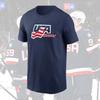 USA Hockey 2026 Core Mehrfarbiges T-Shirt USA Größe
