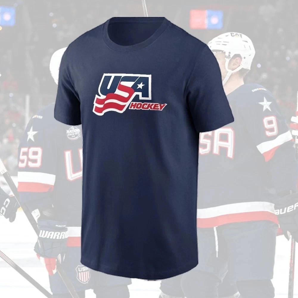 USA Hockey 2026 Core Multicolor T-Shirt USA Size L