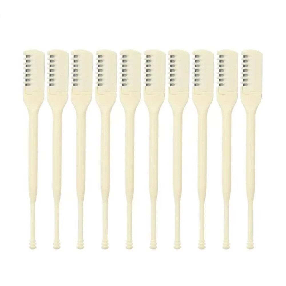 5PCS/10PCS Double Sided Nose Hair Trimmers Cleaning Nose Hair Trimmer Portable Ear Scoop Hair Scraper Shaving Nose Hair Trimmer