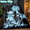 Custom Name Genshin Throw Blanket - Perfect for Couch, Bed, Office, and outdoor Travel - Ideal Gift for Christmas & Holidays