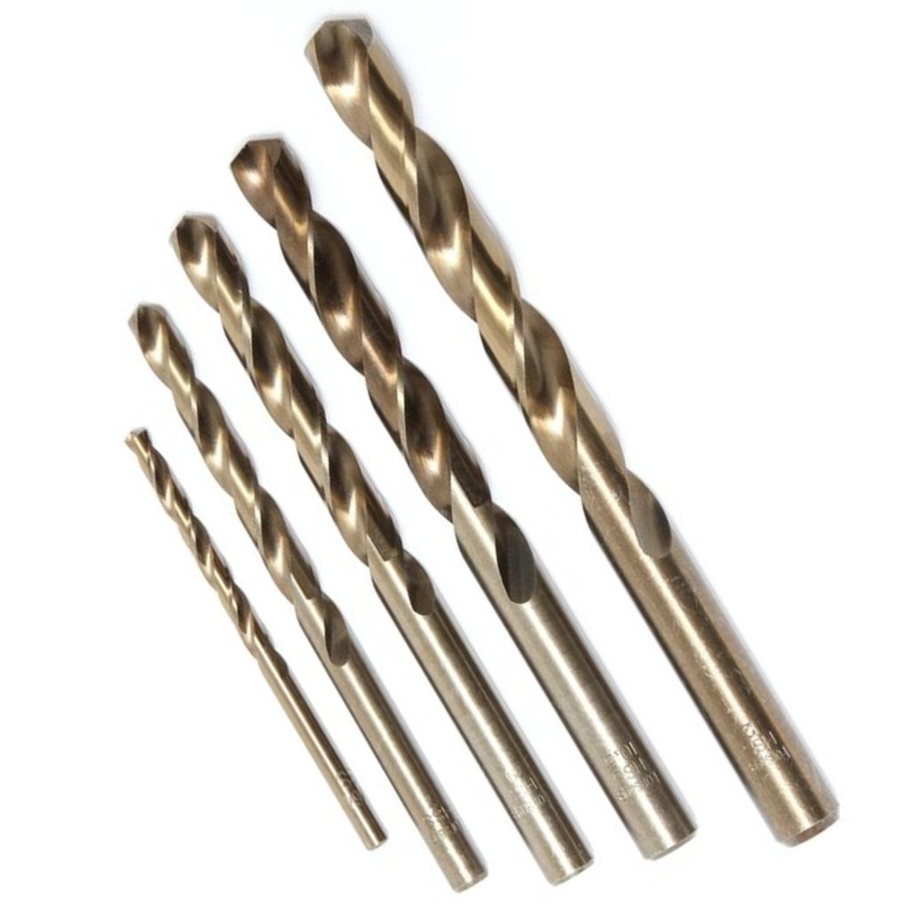 Metal Drill Bits 4.8 Mm HSS+Co 10 Pcs Cobalt