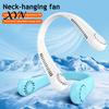Leafless Safety Fan Neck Fan, Lightweight Bladeless Hanging Portable Hands Free Wearable 3 Speed Adjustable Design, Long Battery Life Personal Safe
