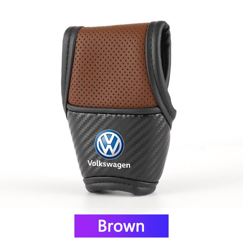 Pro VOLKSWAGEN VW Pro VW Volkswagen Auto Kryt na řadicí páku z kůže Kryt řadicí páky Dekorace rukojeti řazení Vhodné pro manuální automatickou převodovku Sh