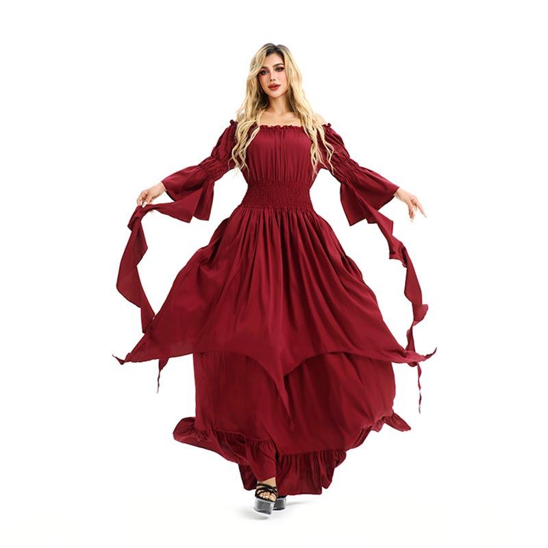 Court Vintage Medieval Renaissance Dress Performance Dress Oktoberfest Dress Ball Dress