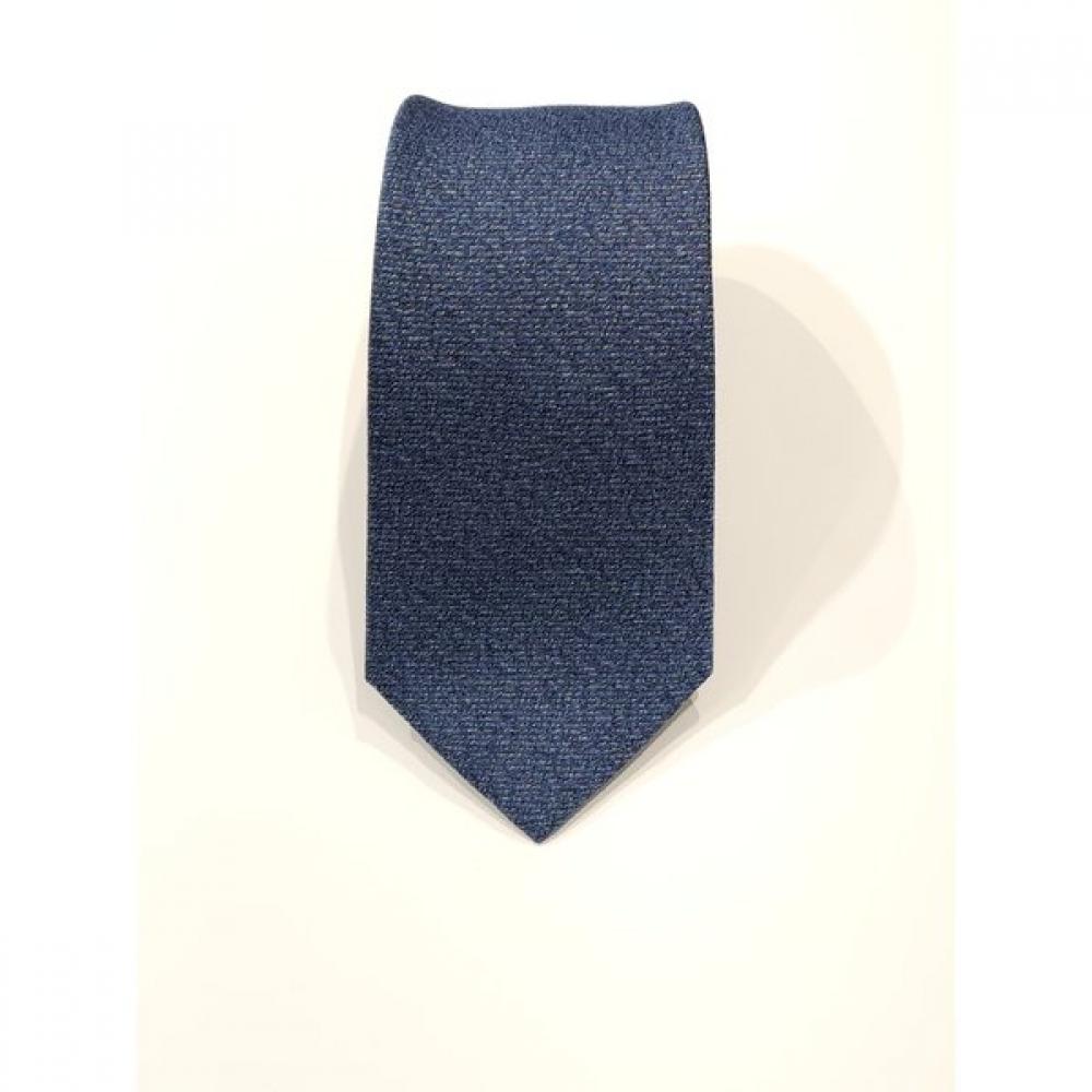 Daks 2026 Ss Silk Blend Solid Blue Slim Tie Dmg1acf1275b1