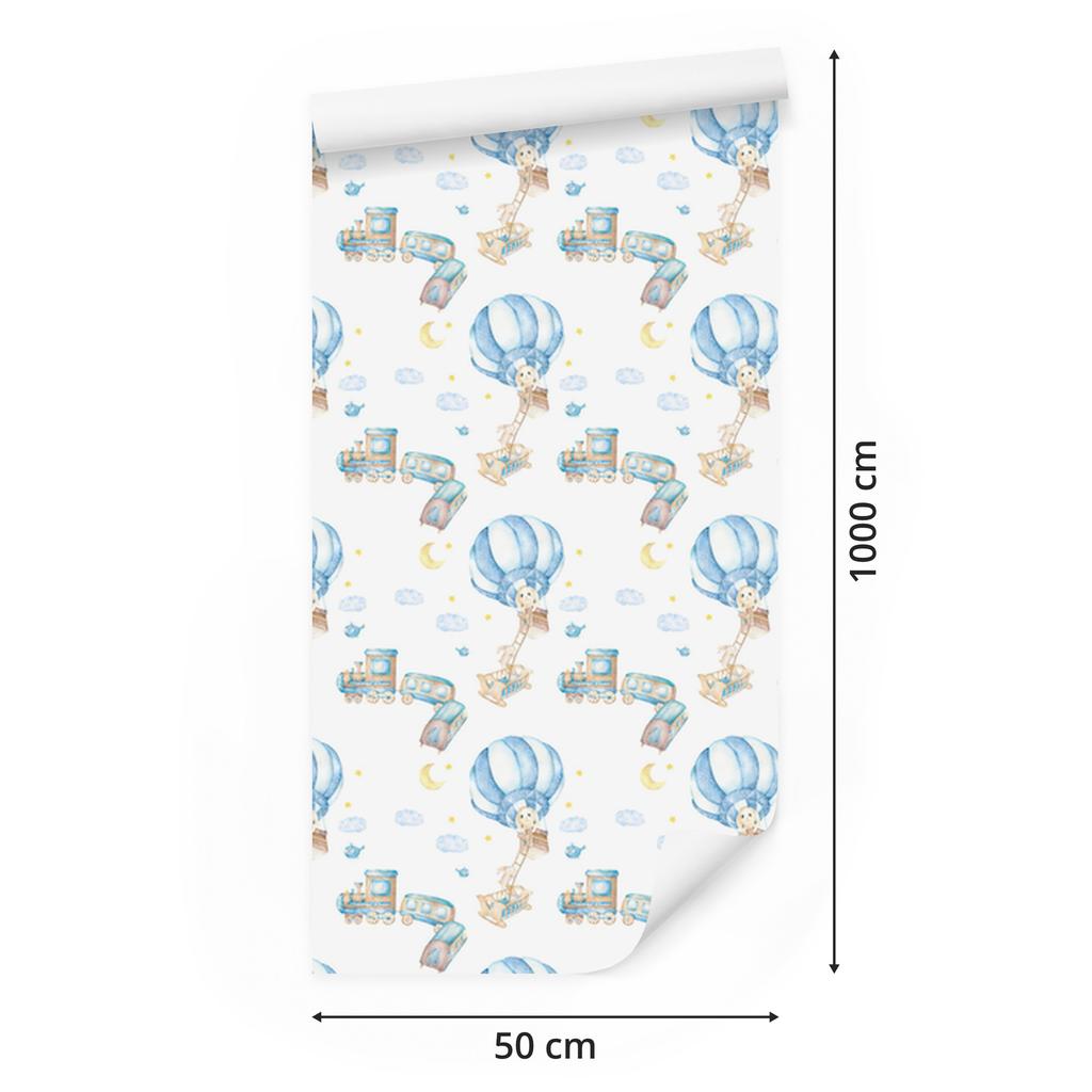 Balloons wallpaper for living room and bedroom 50x1000