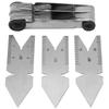Stainless Steel Screw Pitch Gauge 55 Degree Center Gauge Fishtail Gauge  Screw Cutting Tools