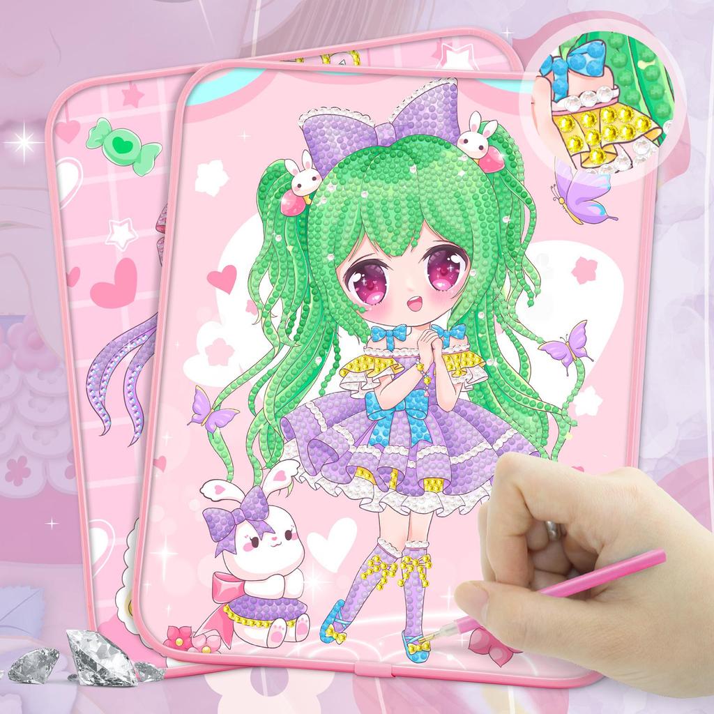 Officially Licensed Children's Little Princess DIY Diamond Painting Kit with Frame
