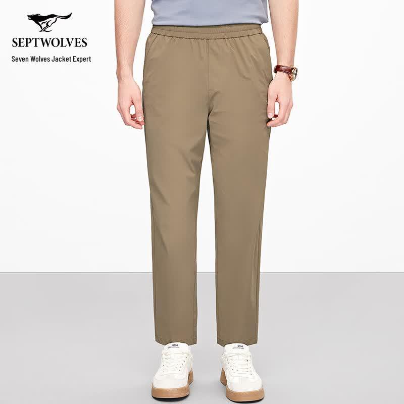 

Septwolves Men s Straight-Leg Casual Trousers 175/84A