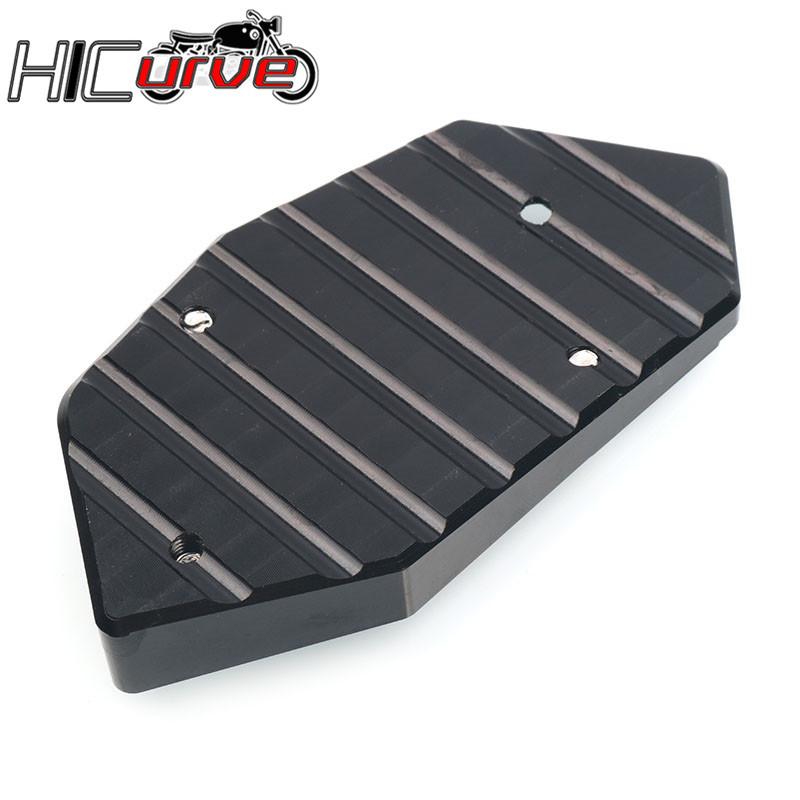 For HONDA XLV 600 650 700 TRANSALP / DOMINATOR NX 650 / FMX 650 CNC Kickstand Foot Side Stand Extension Pad Support Plate
