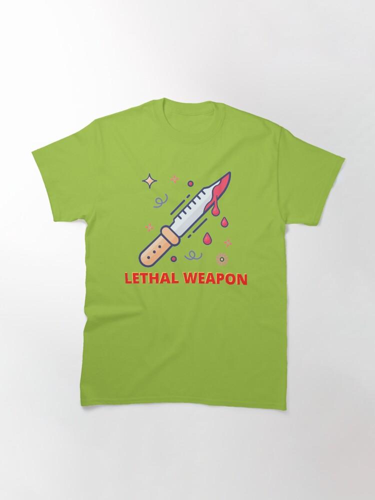 Lethal Weapon Action Movie American Police Motivational The Lethal Weapon Gifts For Music Fan Classic T-Shirt