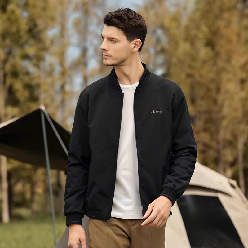 JEEP Men s Casual Baseball Collar Jacket 4XL