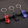 Keychain with Car Model Pendant Design Durable Alloy Car Shape Keyring Easy Carry Bag Charms for Car Fans