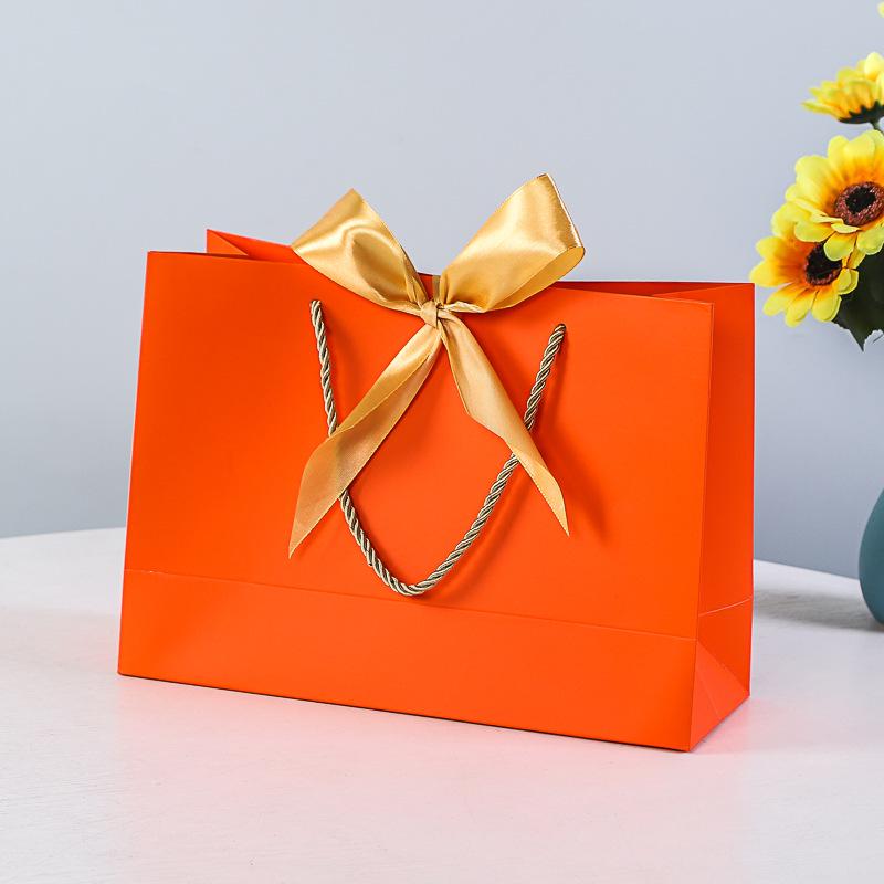 Gift, Cosmetic & Shopping Paper Bags with Bow Handles