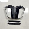 Front Bumper Fog Lamp Light Eyebrow Air Inlet Decor Cover Trim For GAC Trumpchi Empow  - 2025 Black Accessories Exterior Kit