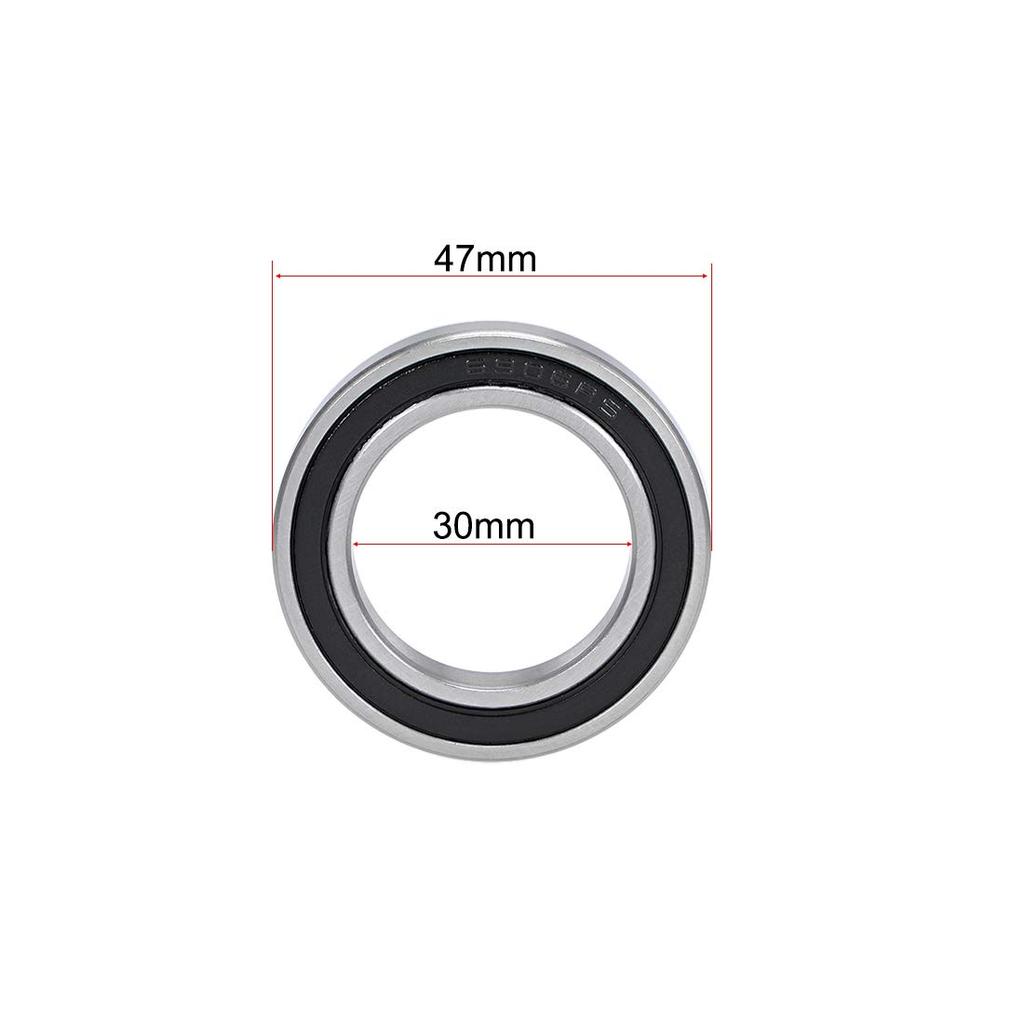 uxcell Bearings 6906-2RS Deep Groove Ball Bearings, Inner Diameter 1.2 inches (30 mm), Outer