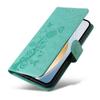 Phone Case For vivo Y300 5G/V40 Lite (Indonesia) 4G/5G/Y200 5G Wallet Stand Butterfly Floral Imprint Leather Cover
