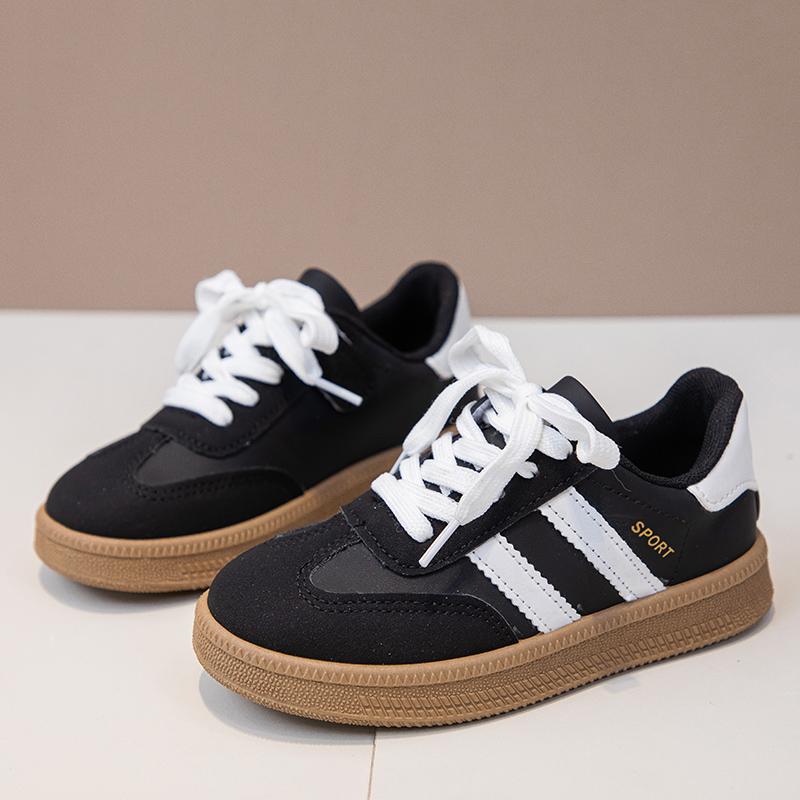 

Children Tennis Shoes New Simple Kids Sneakers for Girls Patchwork Non-slip Boys Causal School Running Sneakers Non-slip 26 чорний