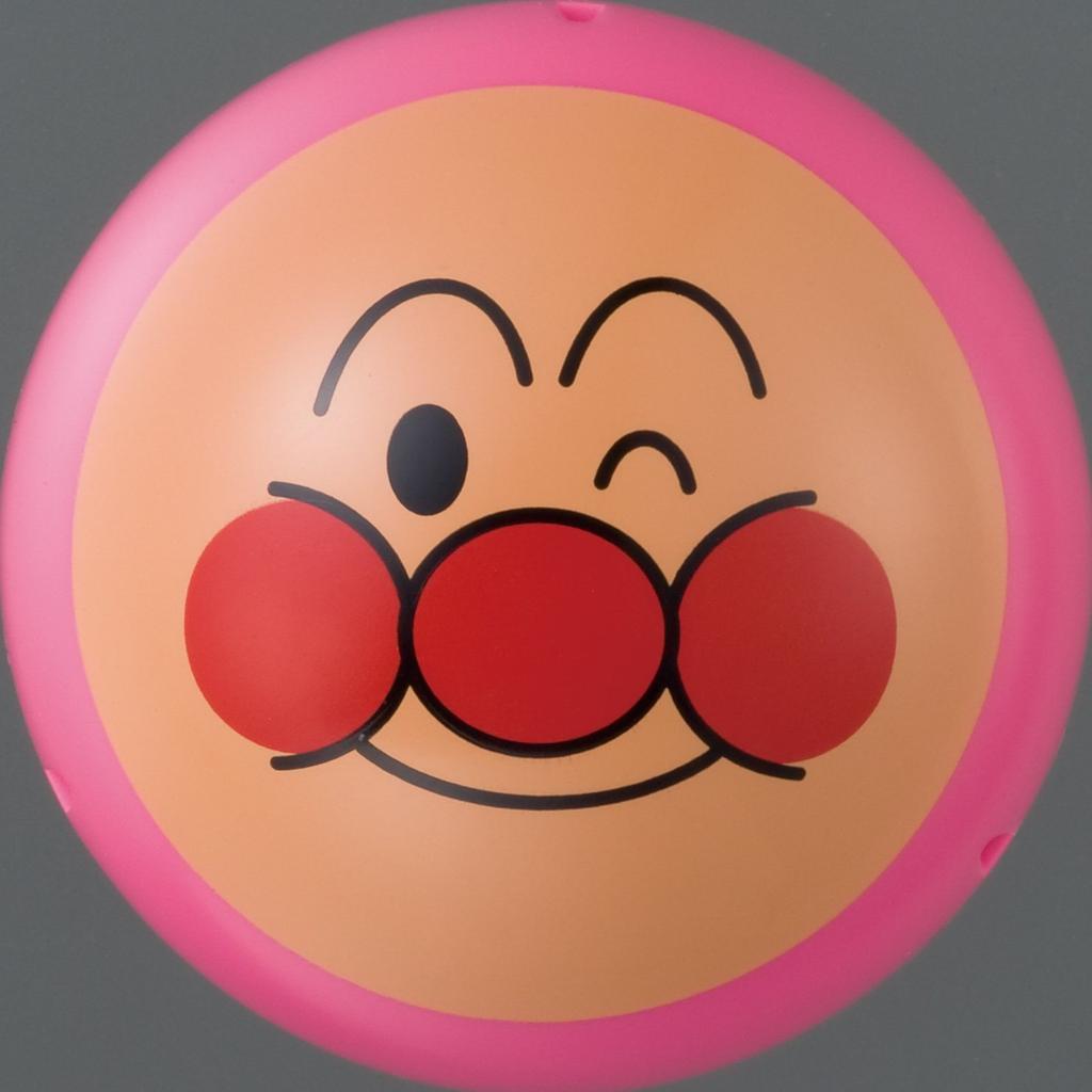 Anpanman Shaka Shaka Ball with Clear Yellow Strap,