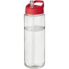 Sports Bottle with Spout Lid, 850 Ml H2O Active® "Vibe" Transparent