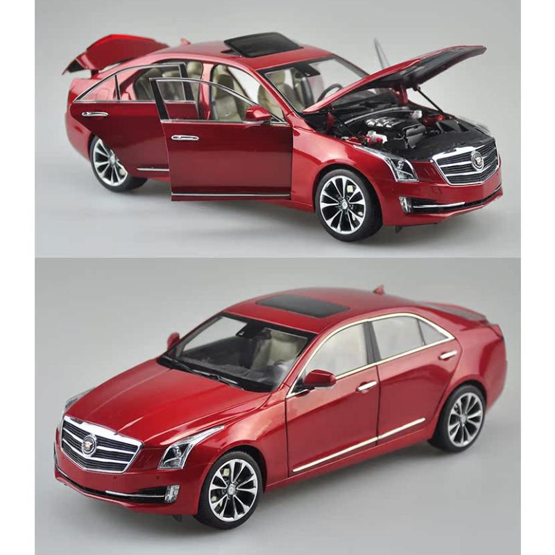 Flaw Diecast 1/18 Scale Cadillac Alloy Car Model ATS CADILLAC ATS-L Play Vehicles Toys for Boys Gift Original Box