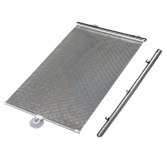 

Летний автомобильный автоматический выдвижной навес для лобового стекла, солнцезащитный козырек, щит, занавеска 50x125cm серебряный