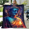 Buddhismus Buddha Šákjamuni Guanyin Bódhisattva Plyšová deka, Flanelová deka Přehozová deka do obývacího pokoje Ložnice Postel Pohovka Modlitba