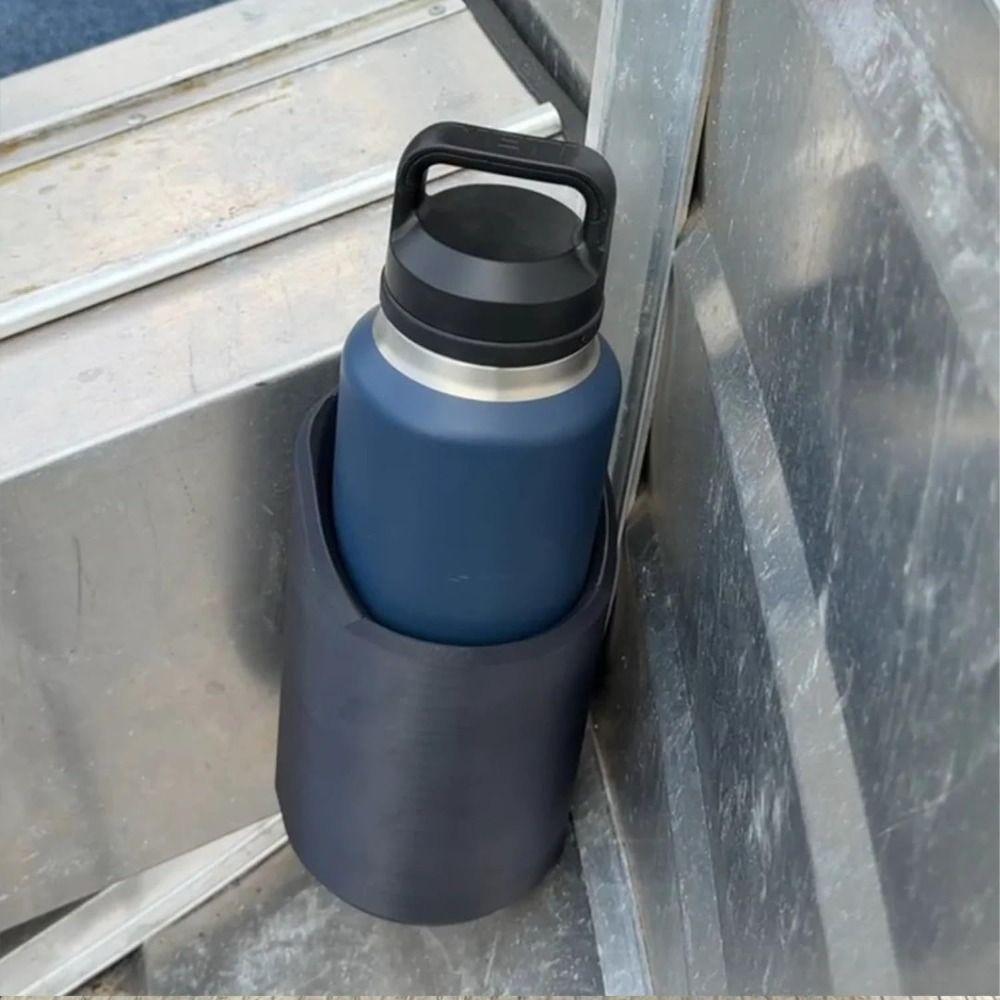 Magnetic Design Magnetic Cup Holder Black Color Magnetic Water Bottle Rack Outdoor Use