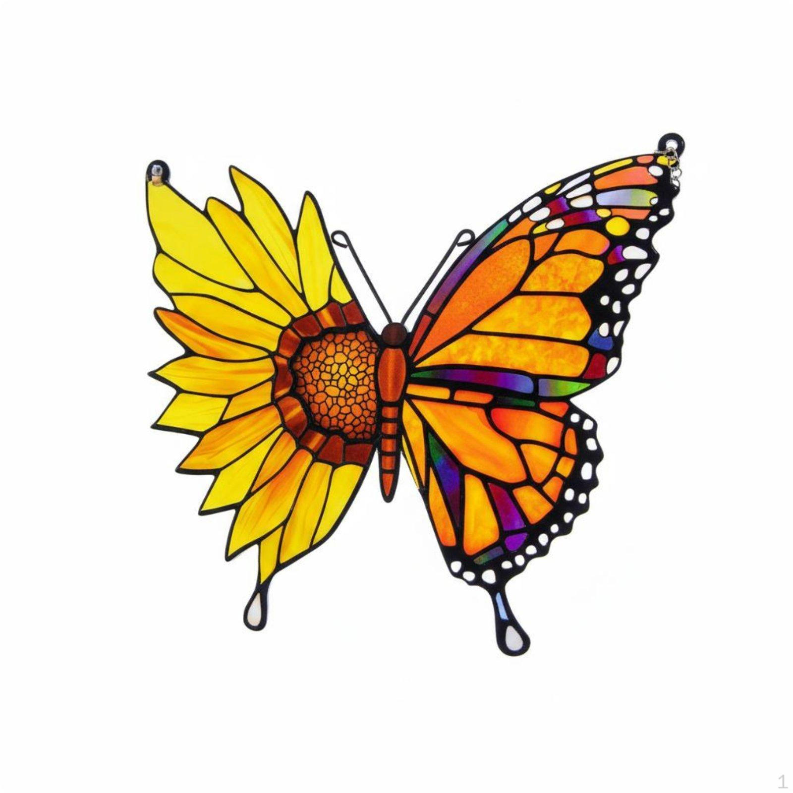 Butterfly Sun Reflector Light Catching Moon Moth BotanicalThemed Pattern