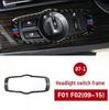 Carbon Fiber Center Console Sticker for BMW 7 Series F01 F02 Interior Modification 730 740 750li