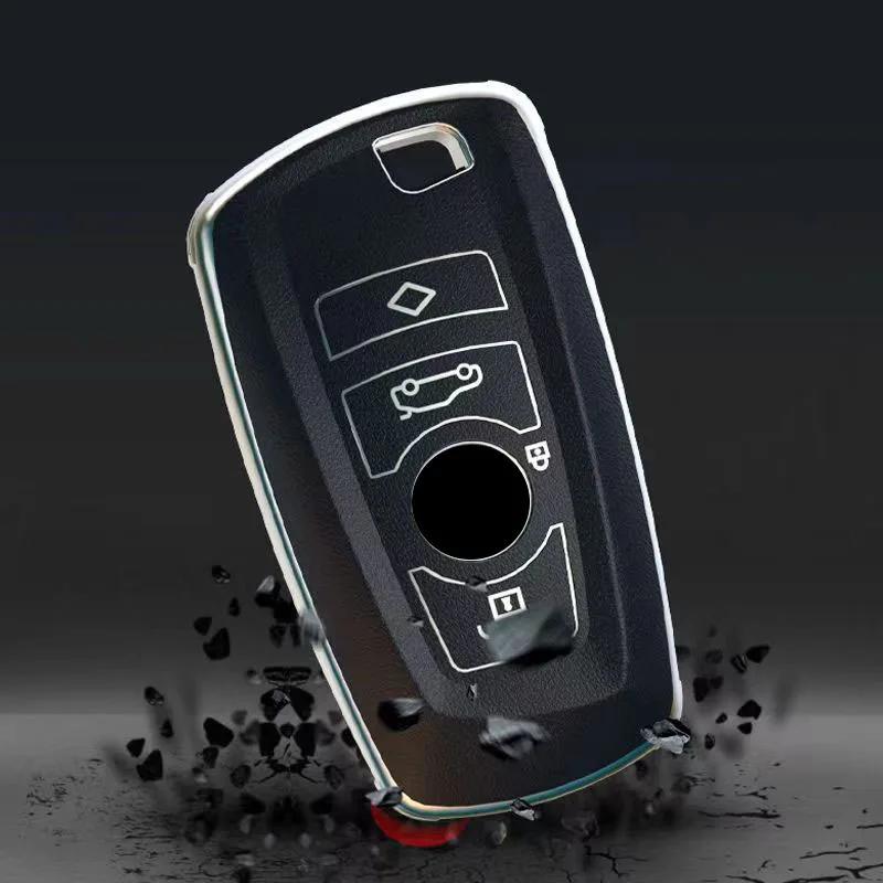 Soft Tpu Car Key Case Cover Protector Shell For Bmw 1 3 5 7 Series X1 X3 X4 X5 F10 F15 F16 F20 F30 F18 F25 M3 M4 E34 Accessories