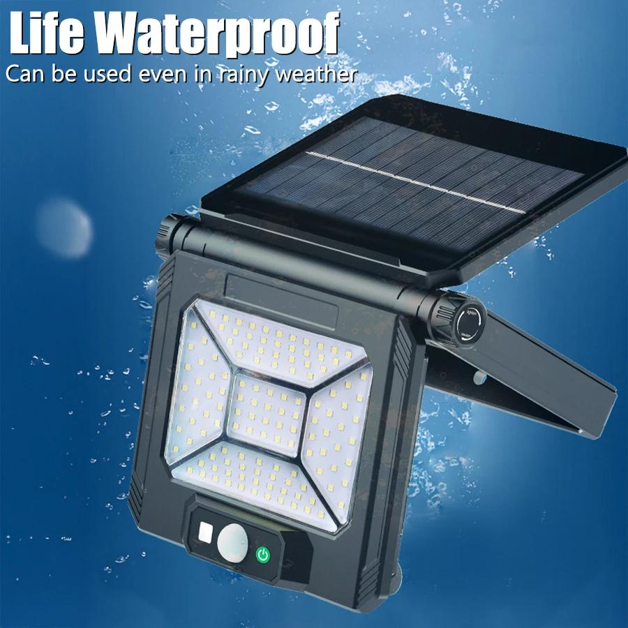 LED Solar Motion Sensor Wall Light 1/2 PCS Outdoor Solar Powered Lights For Yard Garden Fence Garage Waterproof Street Lamp