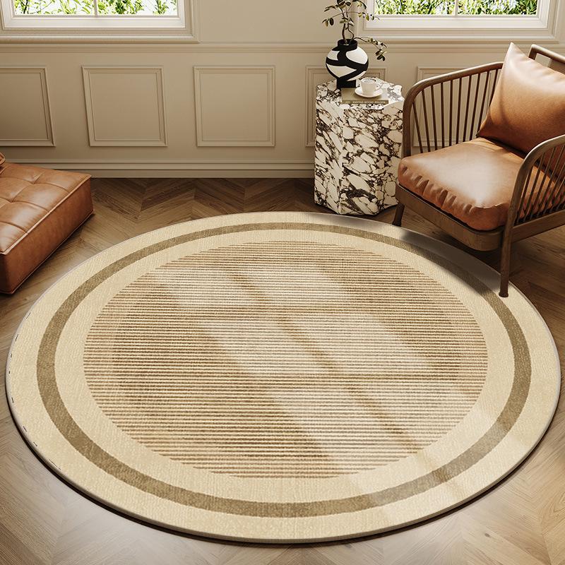 Κυκλικό Χαλί Εύκολο στη Συντήρηση Σαλονιού Κυκλικό Πατάκι Τραπεζιού Καφέ, Υπνοδωματίου Ανθεκτικό στη Βρωμιά Χαλί Κρεβατοκάμαρας