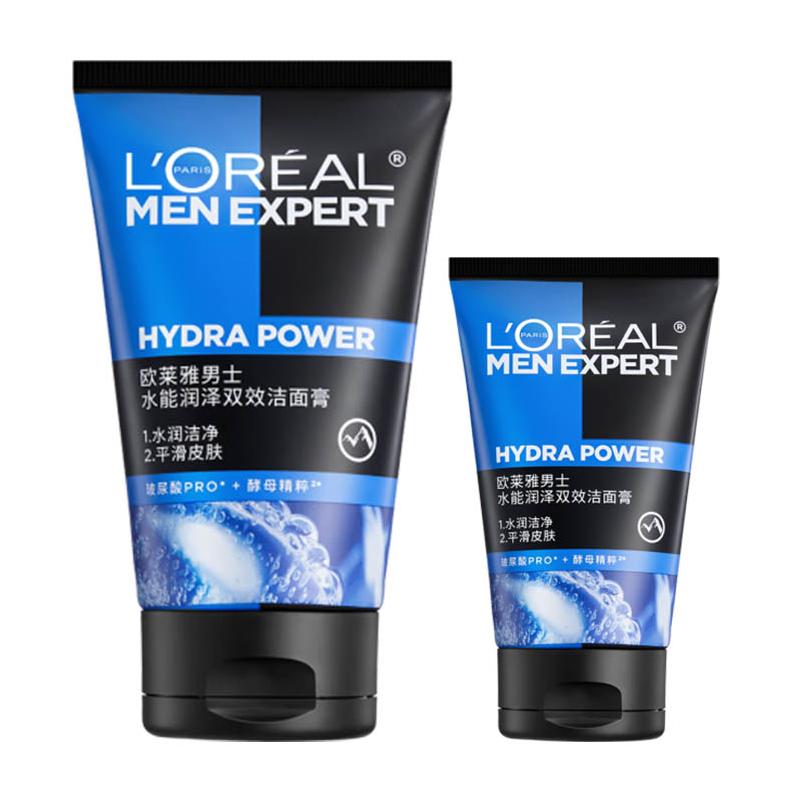 Loreal Paris Мужской - очищающий, , отшелушивающий, матирующий очищающий Мужская вода Увлажняющий двойного действия Набор-100мл50мл коричневый