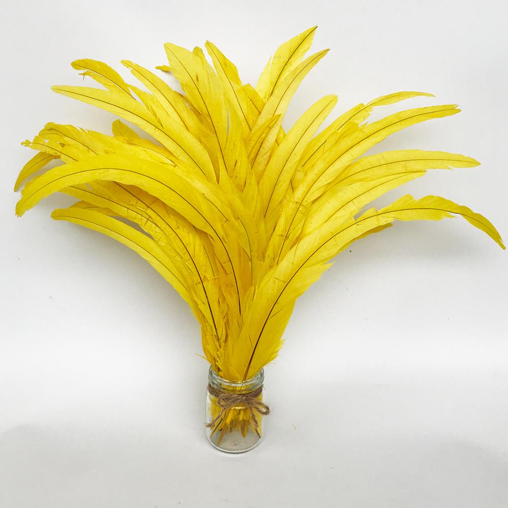 30-35CM Rooster Tail Feathers for DIY Jewelry, Hat, and Clothing Accessories