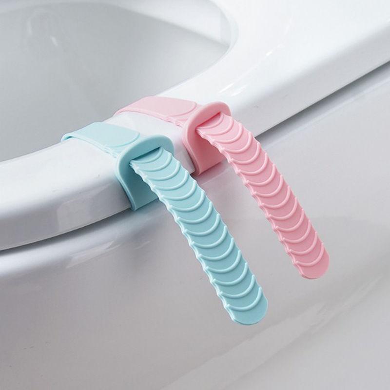 

1/2PCS Toilet Seat Lifter Handle Kit | Touch-Free Non-Slip Hygienic | Bathroom Accessory