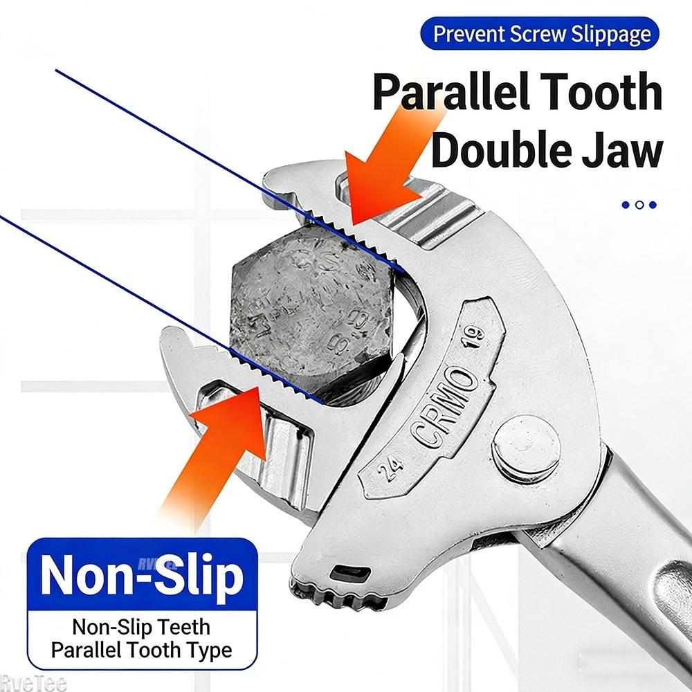 Industrial-Power Crab-Claw Ratcheting Wrench: Good Performance Agile Adaptability All-In-One Functionality Swift Adaptability