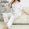 Übergröße Damen Love Pyjamas Sexy Homewear Einfache Mode Lässig Bequemes Pyjama-Set